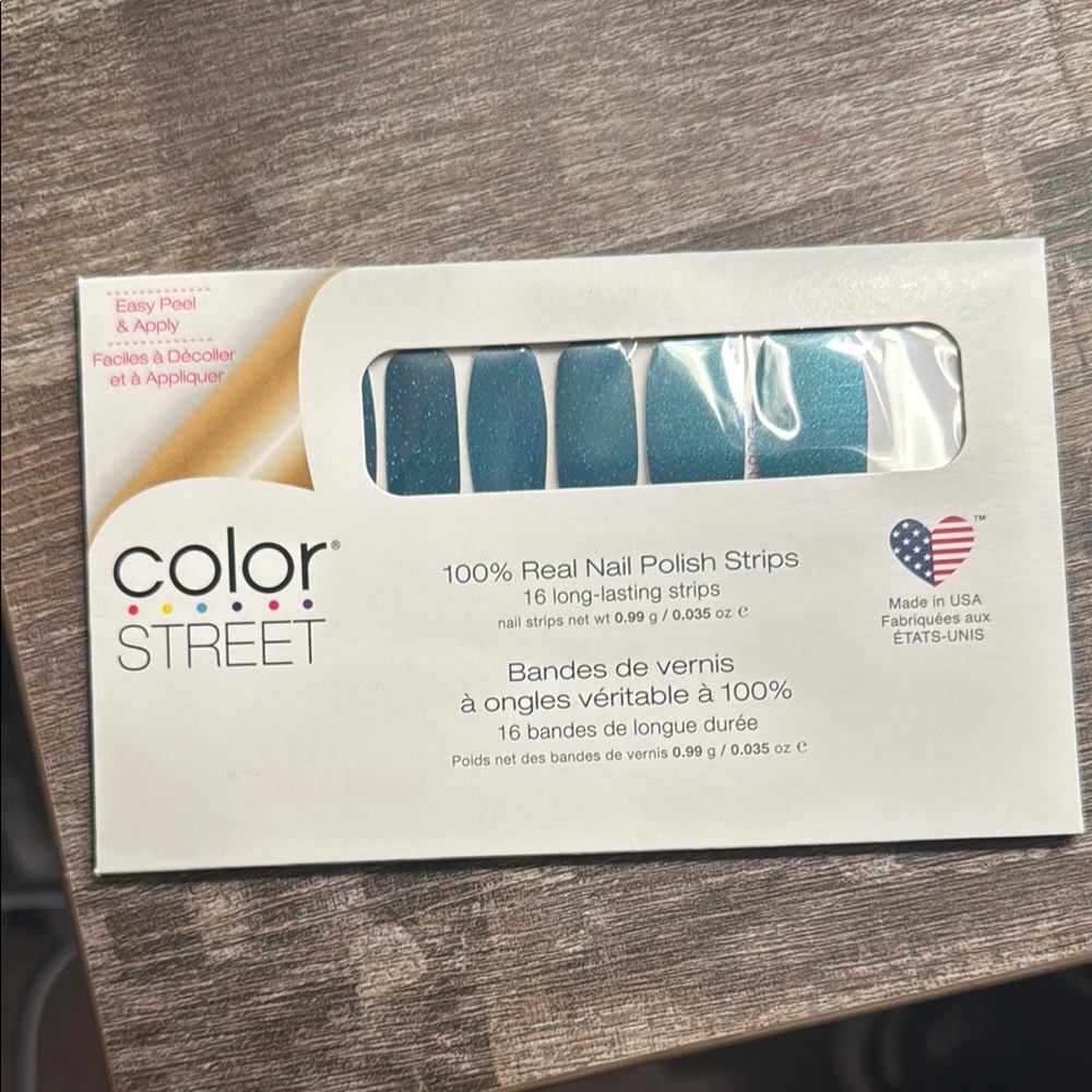 Color Street Eat Teal You Drop Nail Strips